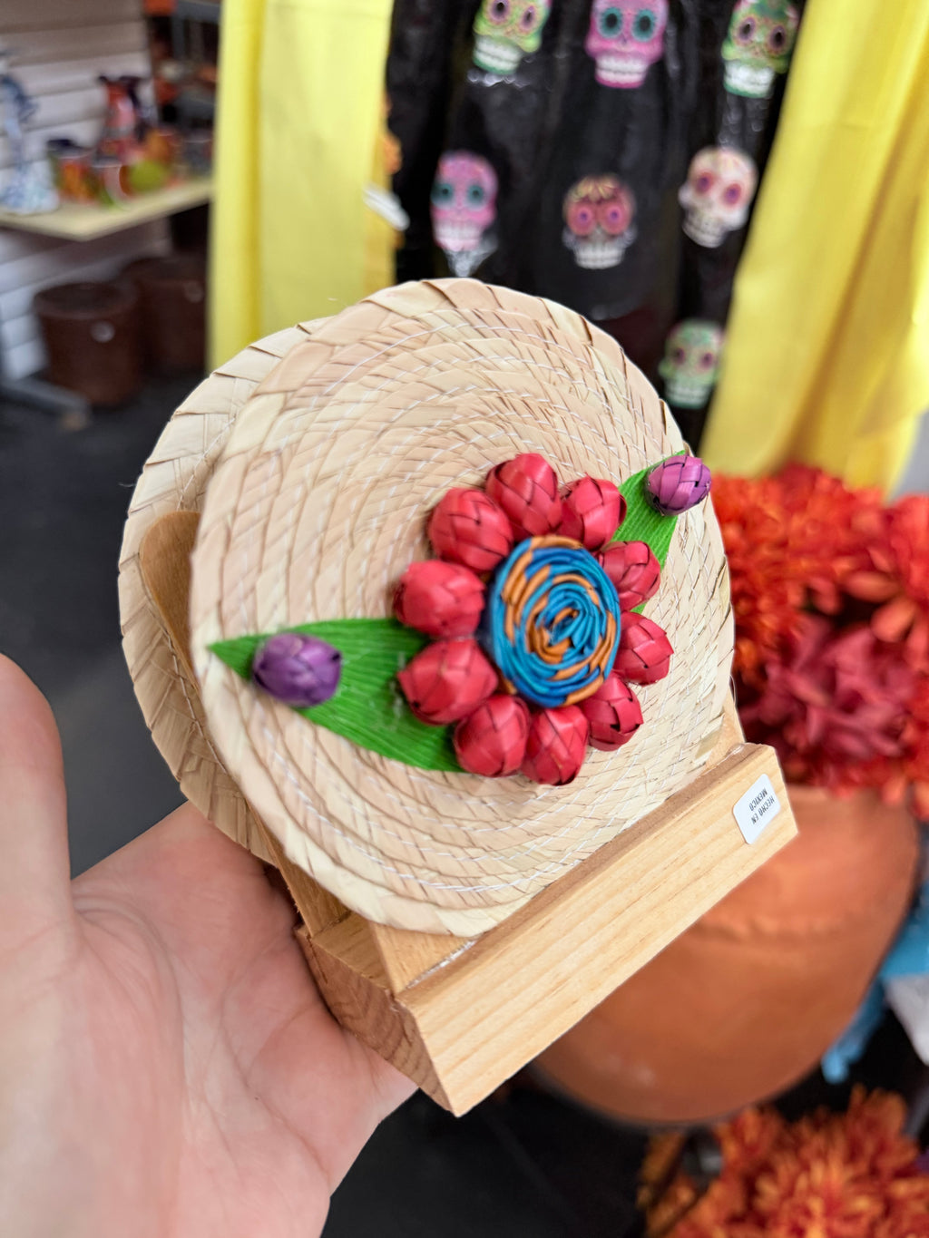 Servilletero Artesanal Floral