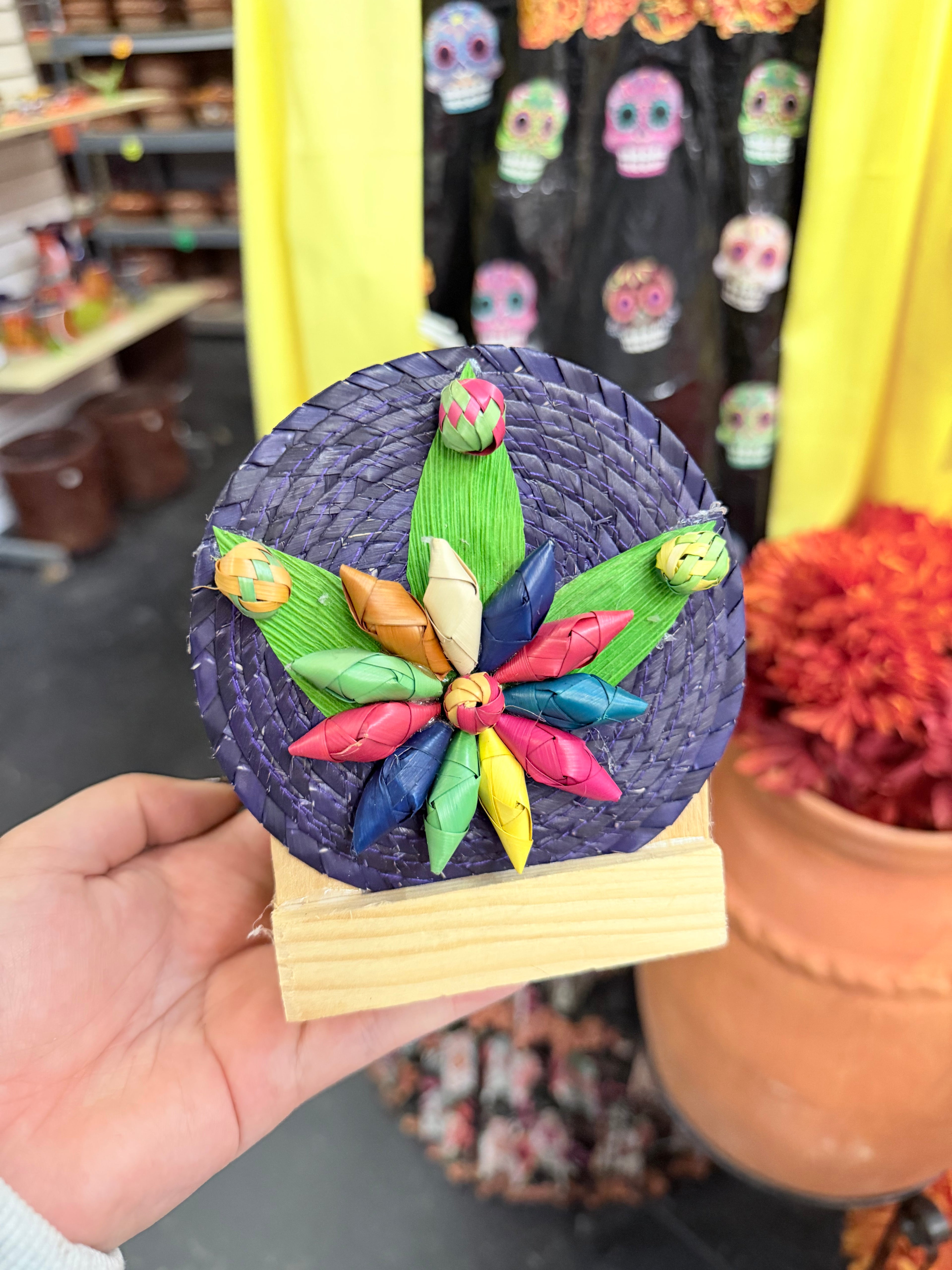Servilletero Artesanal Floral