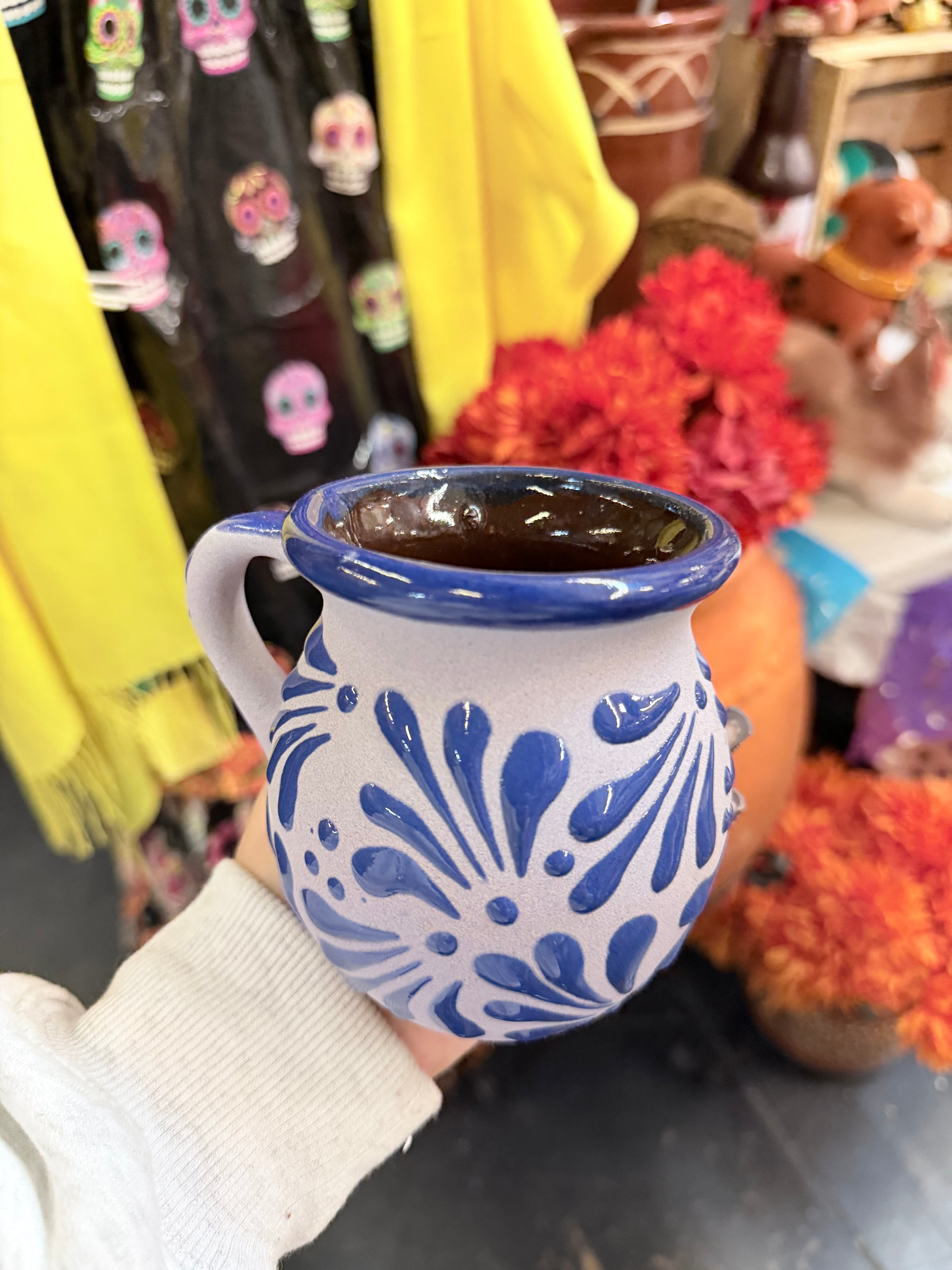 Taza Artesanal Azul Tradicional