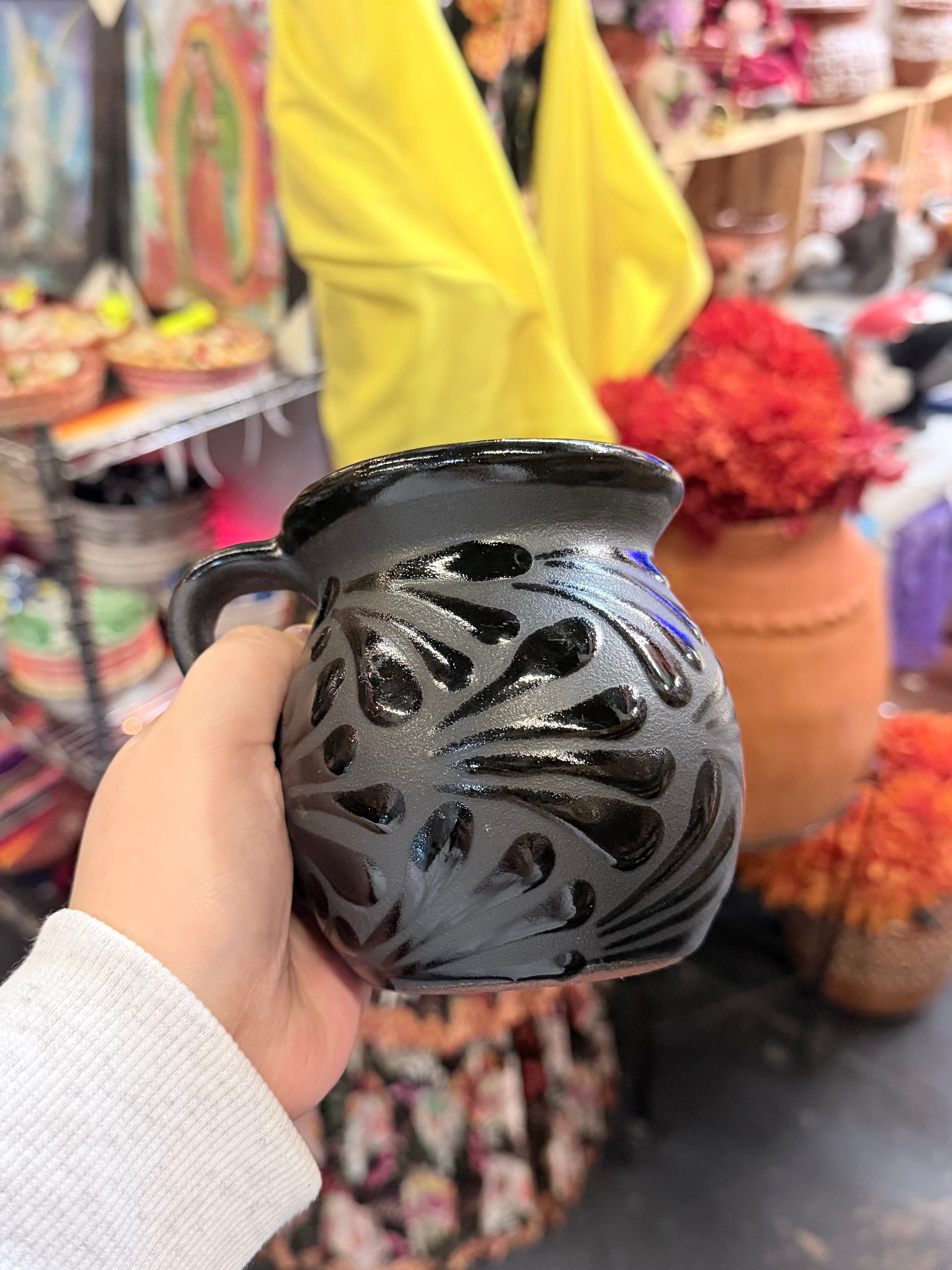 Taza Artesanal Negro Tradicional