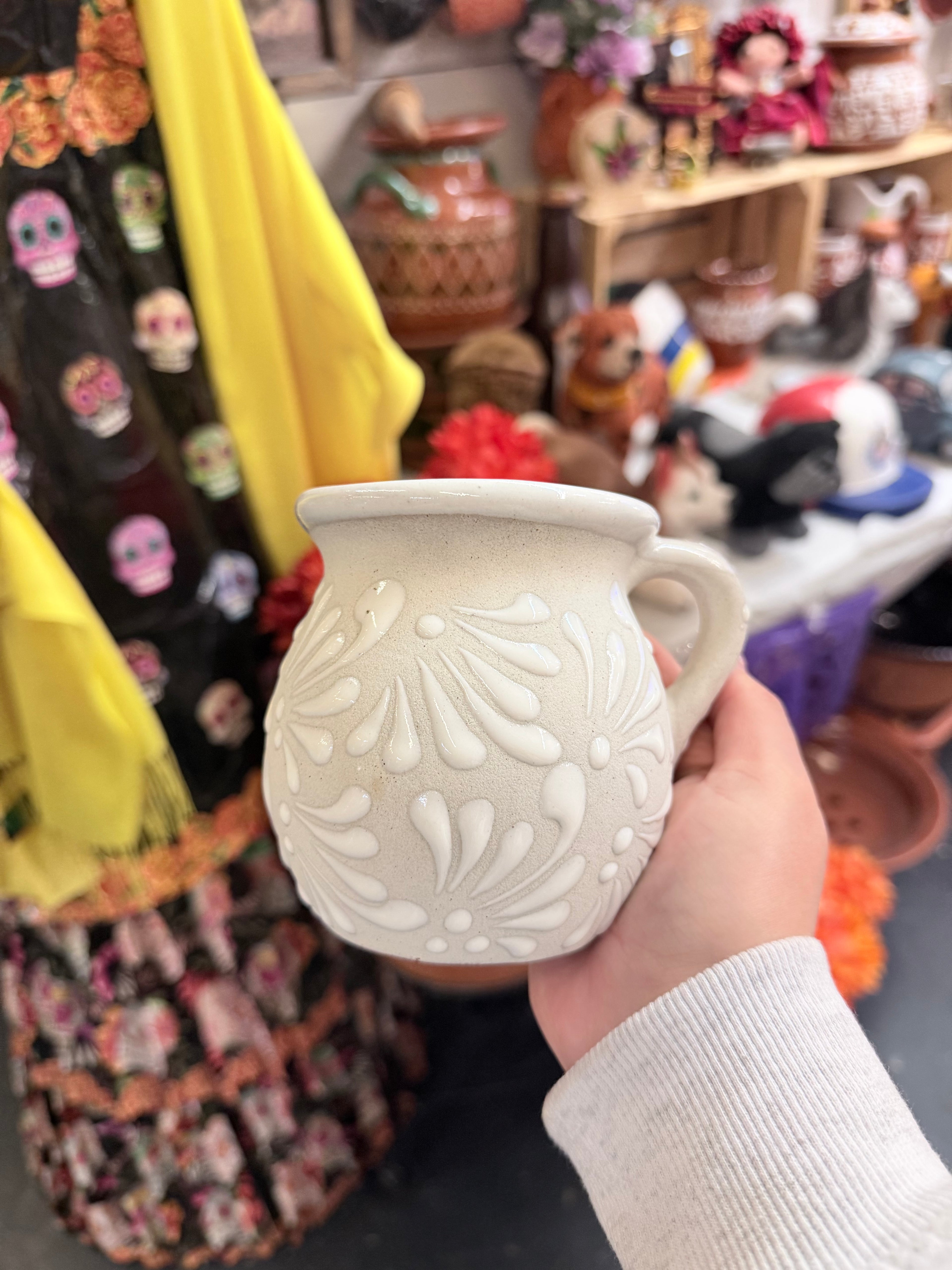 Taza Engobe blanca