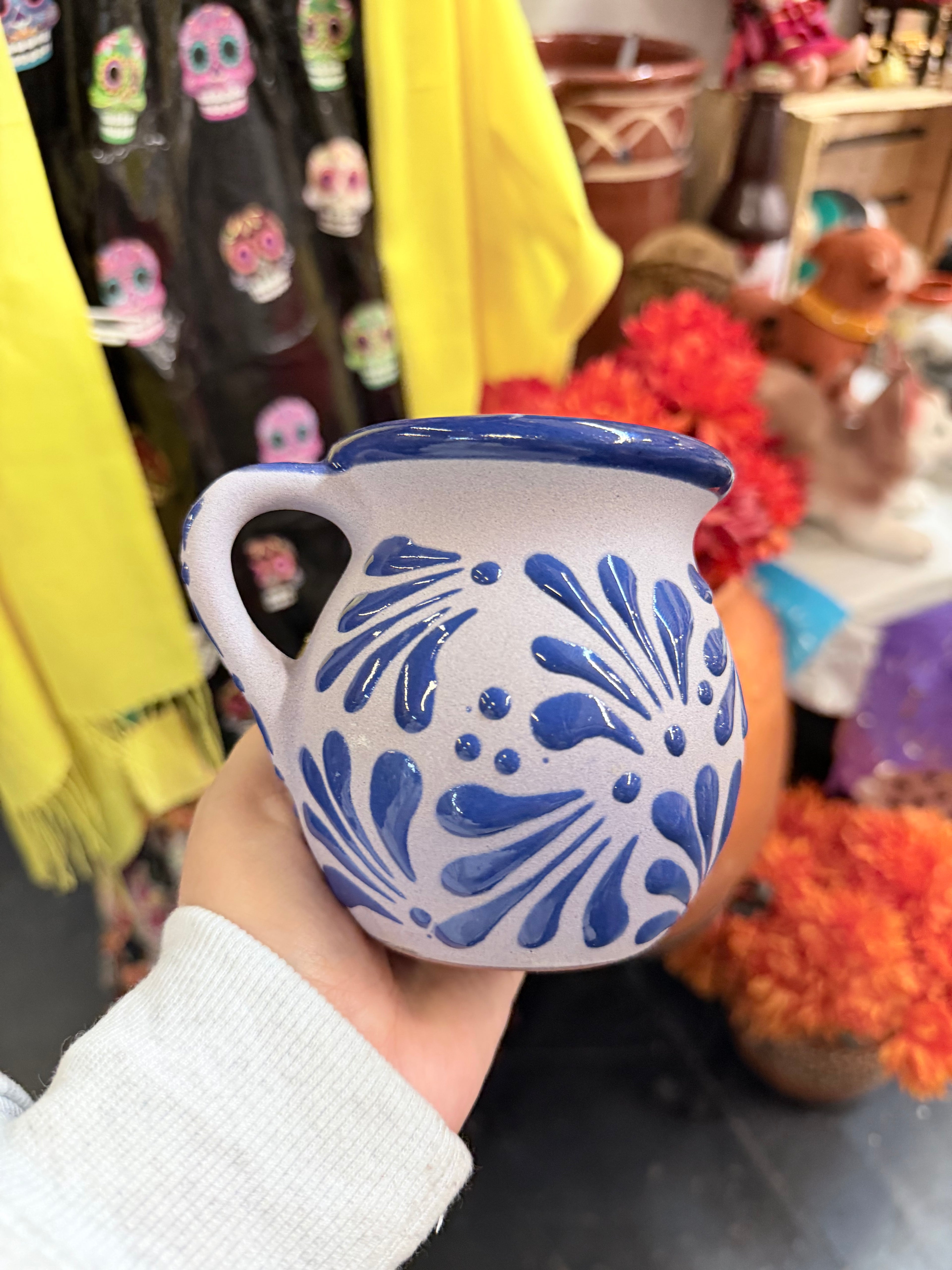 Taza Artesanal Azul Tradicional