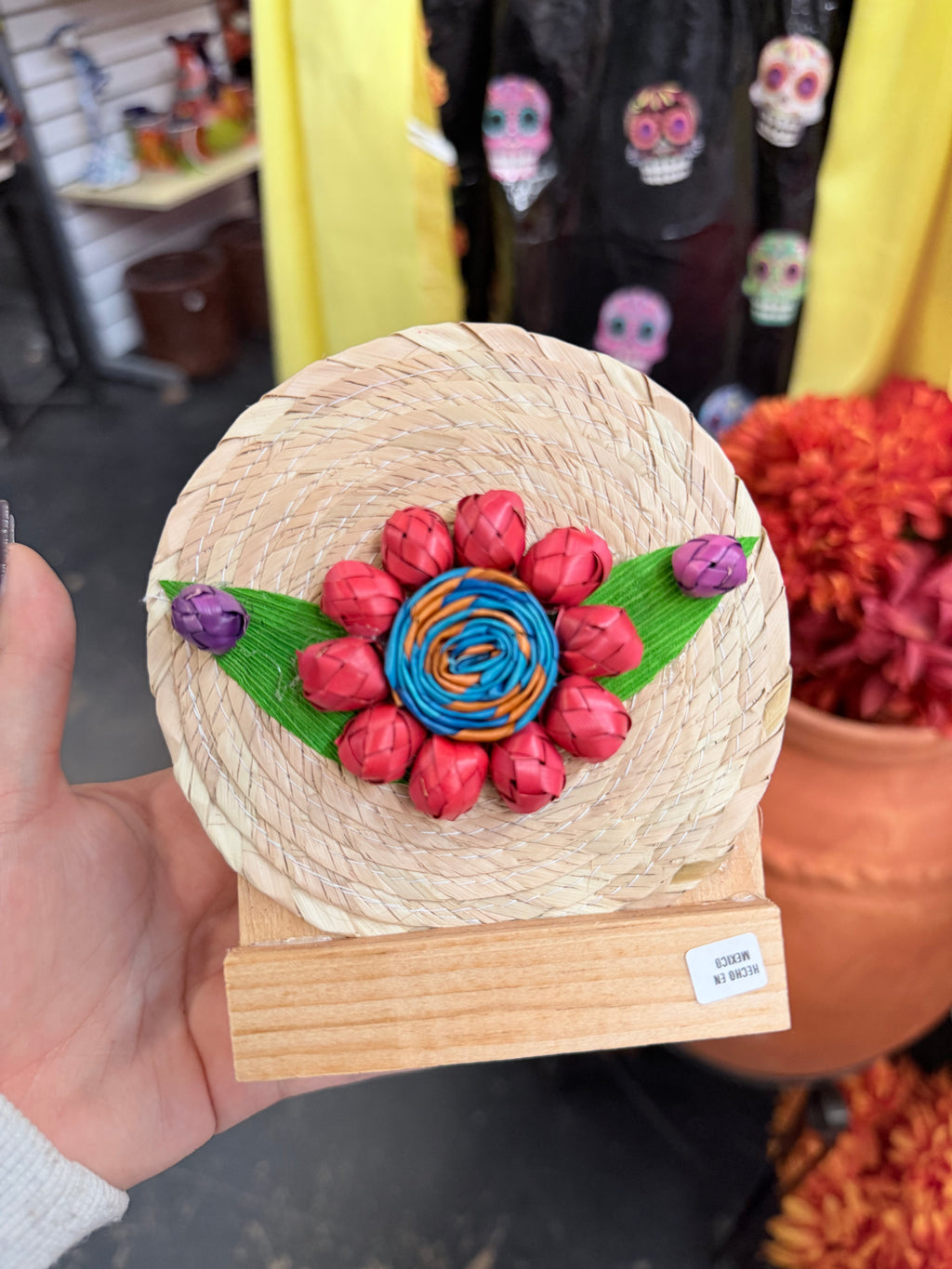 Servilletero Artesanal Floral