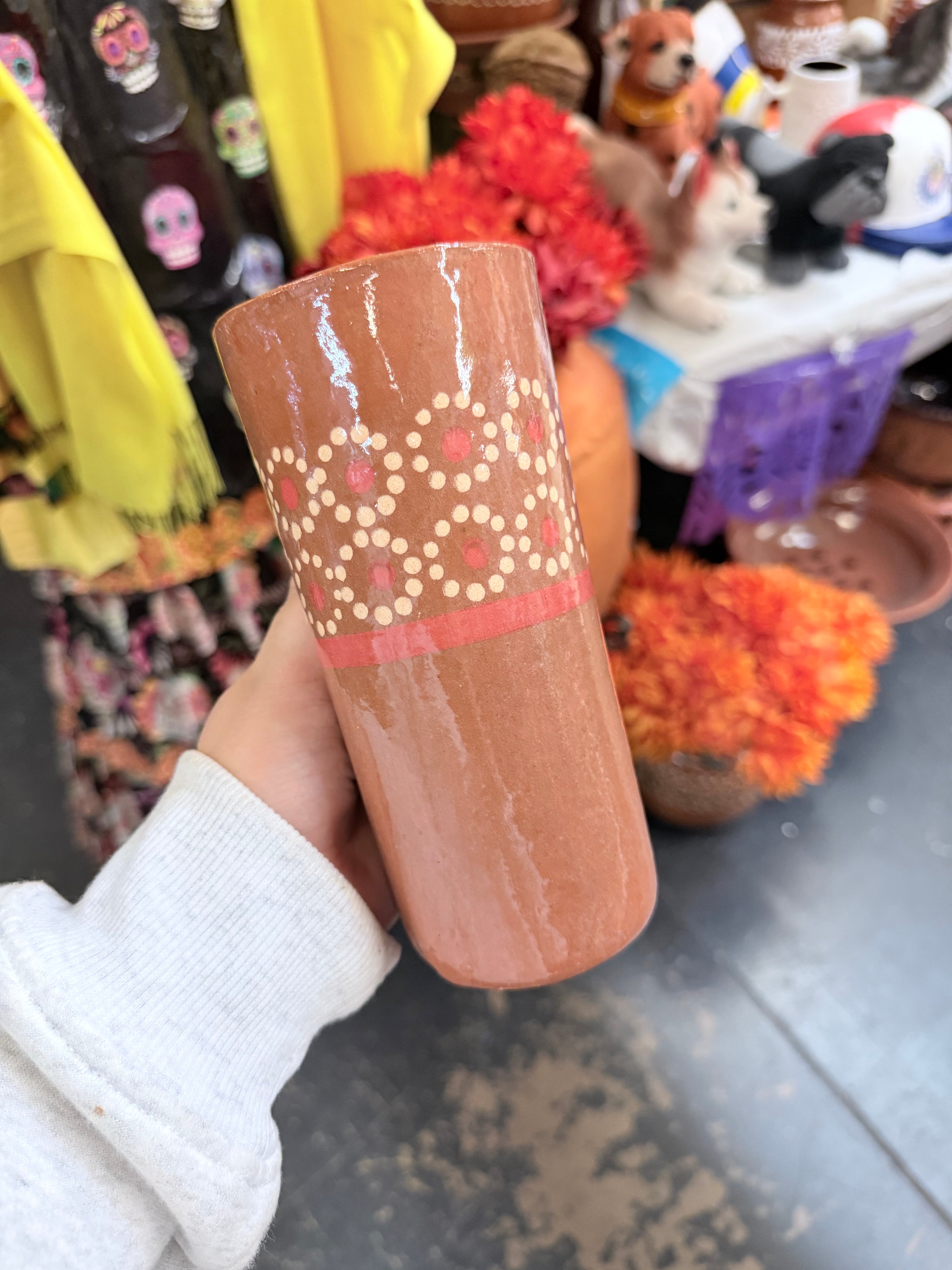 Vaso Cilíndrico Floral