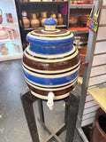 Dispensador de Agua de Barro Azul